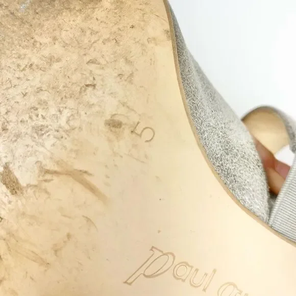 Paul Green Desire metallic pointed toe heels 5